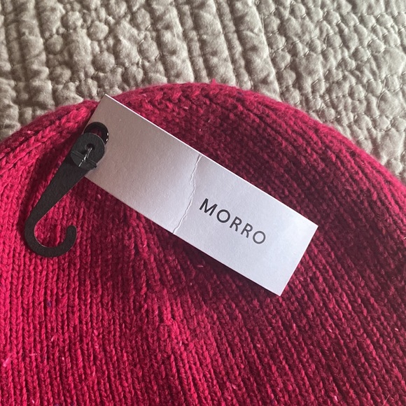 NWT MORRO ATHLETA Ribbed Hat One Size in pink - Picture 7 of 7